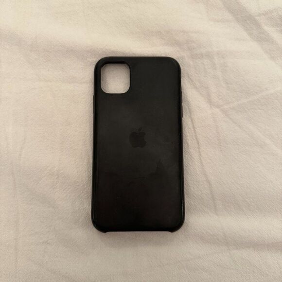 Apple iphone 11 Phone Silicone Case in Black - Picture 1 of 9